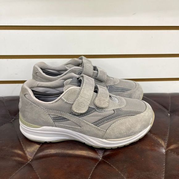 SAS Tripad Comfort JV Mesh Shoes Gray Suede Double Strap Mens Size 9 WW - Picture 1 of 9